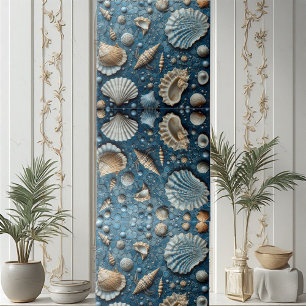 Seashell Aquatic Fish Underwater Mollusk Ocean Art Tile