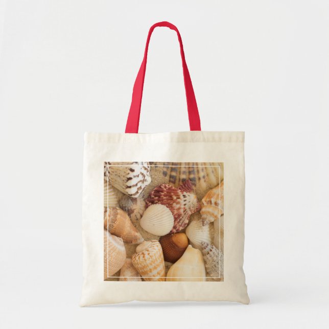 Seashell Arrangement Tote Bag (Front)