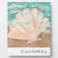 Seashell Art & Quote