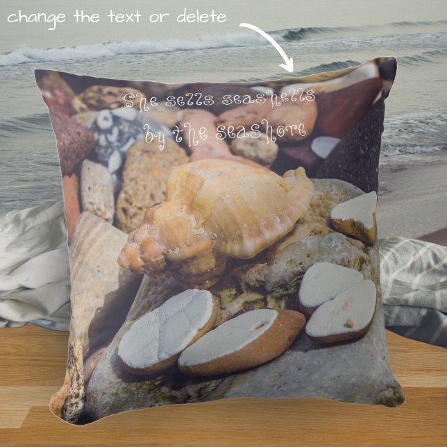 Seashell at the Seashore Cushion (Creator Uploaded)