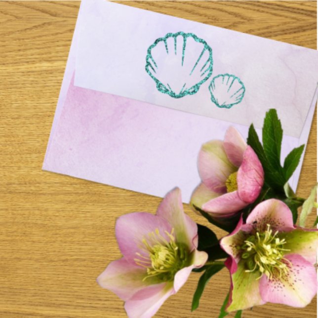 Seashell Baby Shower Envelope (Creator Uploaded)