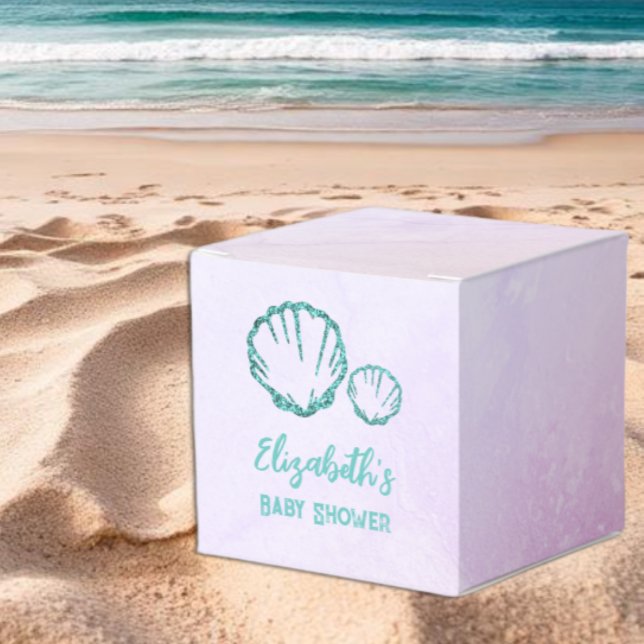 Seashell Baby Shower Favour Box (Creator Uploaded)