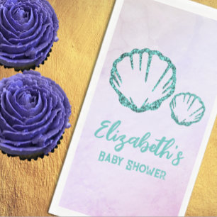 Seashell Baby Shower Napkins