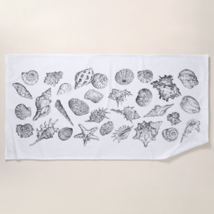 Seashell Bath Towel Set
