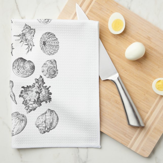 Seashell Bath Towel Set (Quarter Fold)