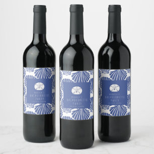 Seashell Beach Bachelorette Weekend  Wine Label