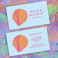 Seashell Beach Chic Elegant Pink Blue