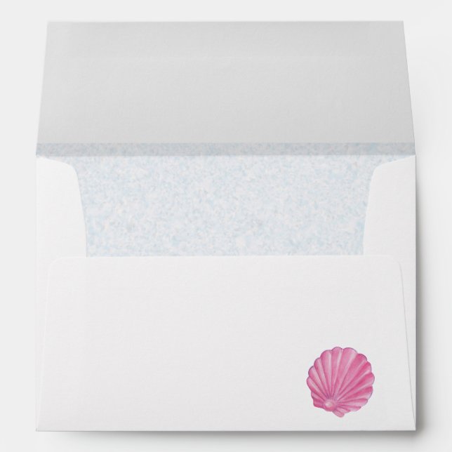 Seashell Beach Envelope (Back (Bottom))
