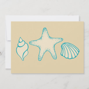 Seashell Beach Invitations