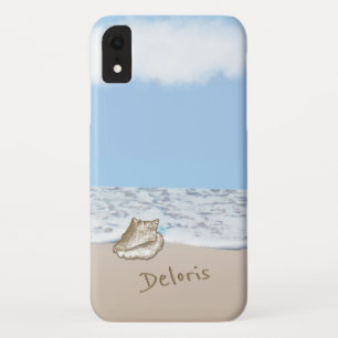 Seashell Beach Monogrammed Case-Mate iPhone Case