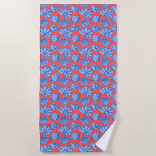 Seashell Beach Towel (Front)