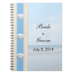 Seashell Beach Wedding Guest Book
