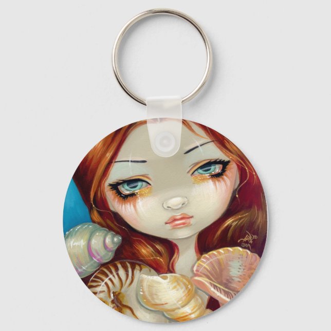 "Seashell Beauty" Keychain (Front)