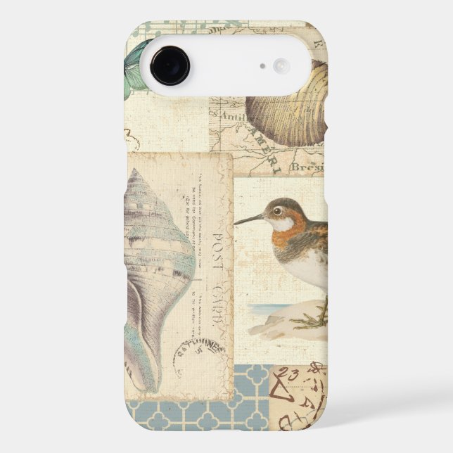 Seashell Collage Case-Mate iPhone Case (Back)