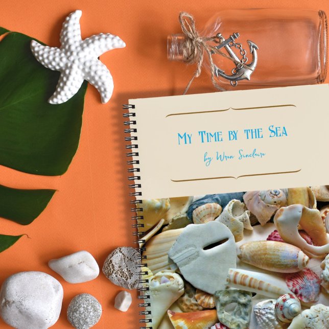 Seashell Collection Personalised Beachcombers Notebook (Creator Uploaded)