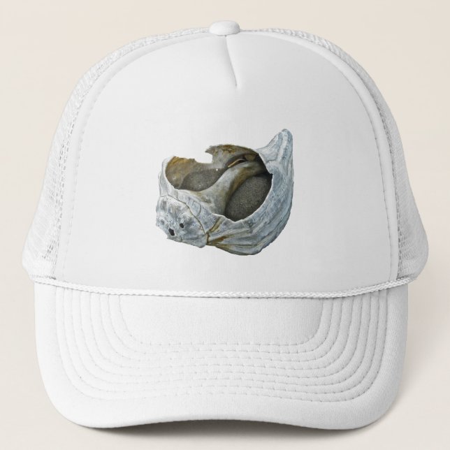 Seashell - Customise Choose your background colour Trucker Hat (Front)