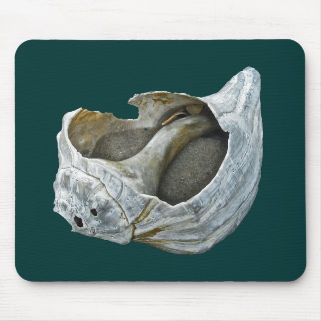 Seashell - Customize Choose your background color Mouse Pad (Front)
