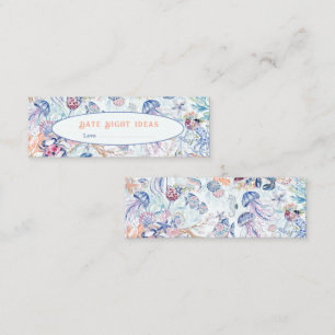 Seashell Date Night Bridal Shower Calling Card