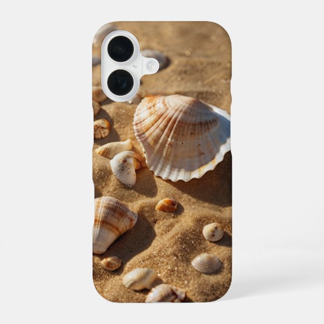 Seashell Dreams iPhone 16 Case (Back)