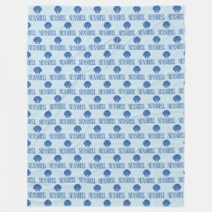 Seashell Fleece Blanket