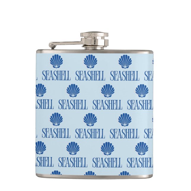 Seashell Hip Flask (Front)