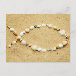 Seashell Ichthys Postcard