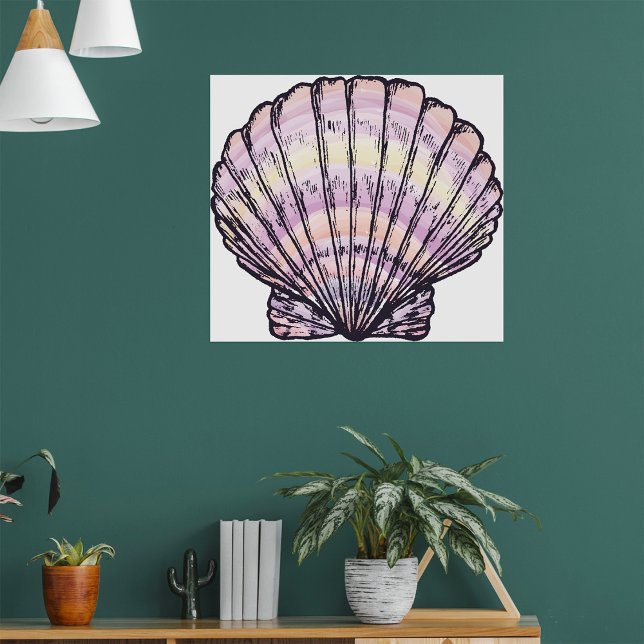 Seashell Illustration Poster (Creator Uploaded)