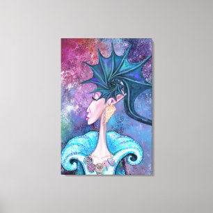 Seashell Lady Canvas Print - Painting