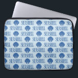 Seashell Laptop Sleeve<br><div class="desc">🖤</div>