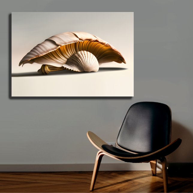 Seashell Mushroom Canvas Wall Art (Creator Uploaded)