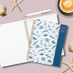 Seashell Nautical Beach pattern Planner