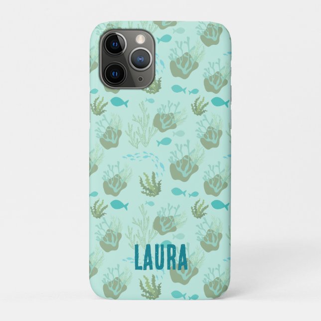 Seashell Ocean Sea Marine Life Case-Mate iPhone Case (Back)
