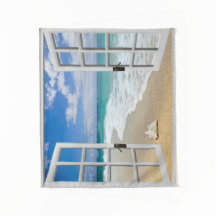 Seashell On Beach Wall Hanging