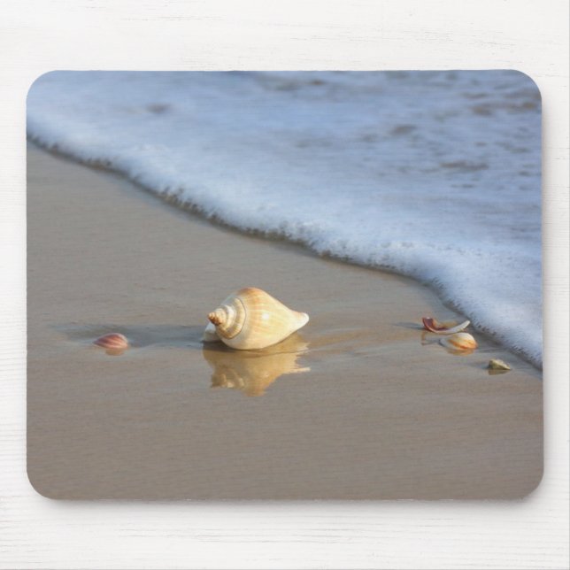 Seashell on the Beach Mouse Pad (Front)