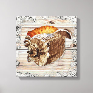 Seashell On Wood Beach House Decor I