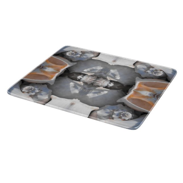 Seashell Pattern Cutting Board (Corner)