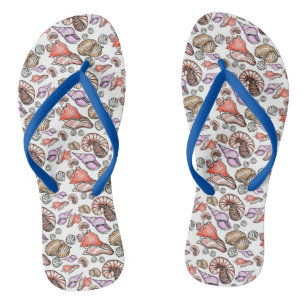 Seashell Pattern Jandals