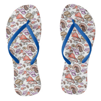 Seashell Pattern  Jandals