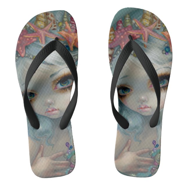 "Seashell Princess" Jandals (Footbed)