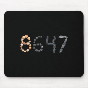 Seashell Rock Coastal Design Mouse Pad