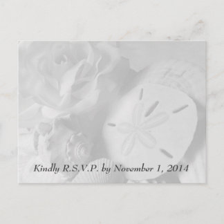 Seashell RSVP Postcards