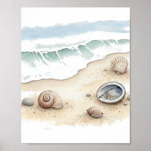 Seashell & Sand – Water Poster Paper (Semi-Gloss)