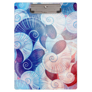 Seashell Scene Pattern Clipboard