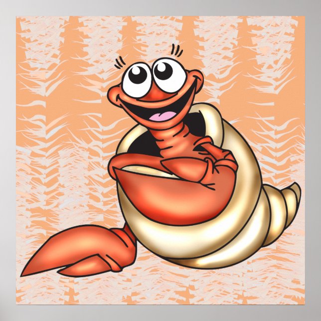 Seashell Sea Creature Poster (Front)