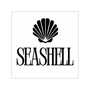 Seashell Self-inking Stamp