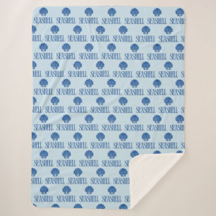 Seashell Sherpa Blanket
