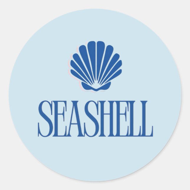 Seashell Sticker (Front)