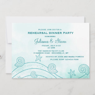 Seashell Wave Invitation
