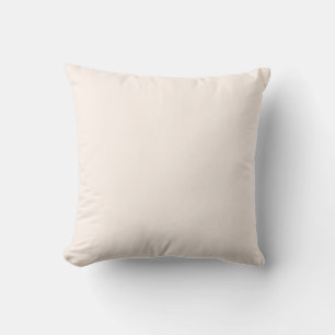 Seashell White FFF5EE Solid Colour Design Cushion