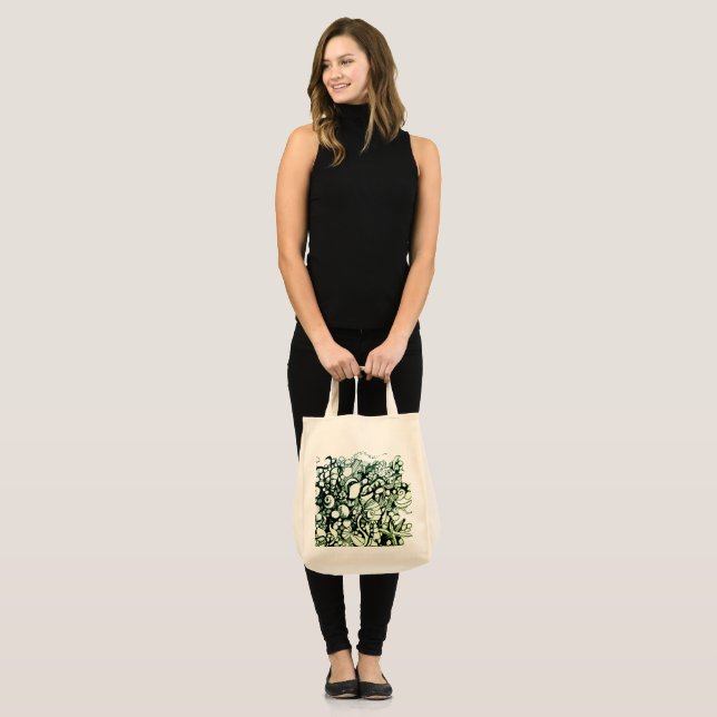 seashells and pebbles  tote bag (Front (Model))